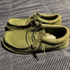 Olive Green Casual Men's Shoes